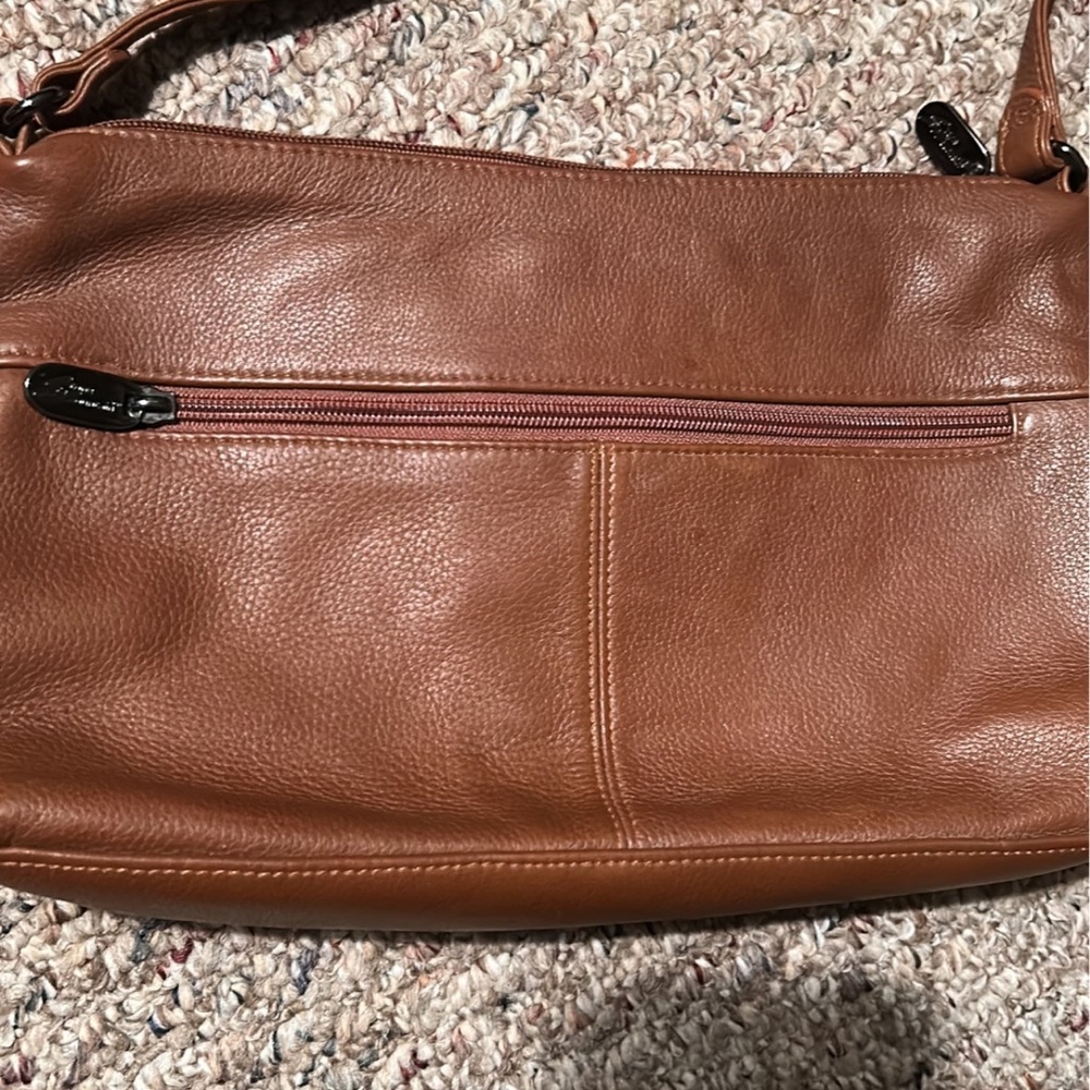 Stone Mountain Shoulder Bag Hampton Hobo pebble brown leather  purse